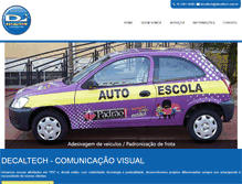 Tablet Screenshot of decaltech.com.br